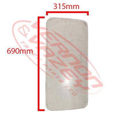 3486010-80S - GLASS - REAR BODY - SCREEN - N/CAB - MAZDA T3500/T4100 1989-    WG GENUINE RECYCLED