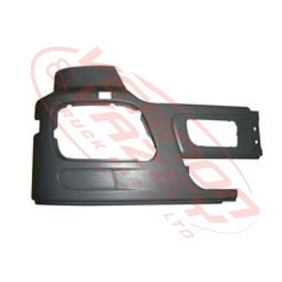 3575291-02 - FRONT BUMPER END - W/O FOG HOLE - W/NOZZLE & VENT - R/H - MERCEDES BENZ ACTROS - MP3