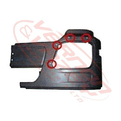 3575291-05 - FRONT BUMPER END - W/O FOG HOLE - L/H - MERCEDES BENZ ACTROS - MP3