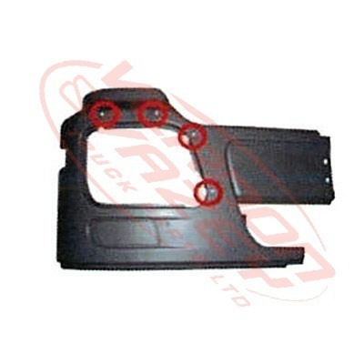 3575291-06 - FRONT BUMPER END - W/O FOG HOLE - R/H - MERCEDES BENZ ACTROS - MP3