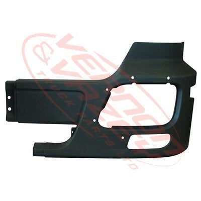 3575291-07 - FRONT BUMPER END - W/FOG HOLE, VENT & NOZZLE HOLE - L/H - MERCEDES BENZ ACTROS - MP3