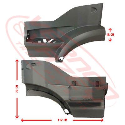 3575304-13 - STEP PANEL - UPPER - L/H - MERCEDES BENZ ACTROS - MP4