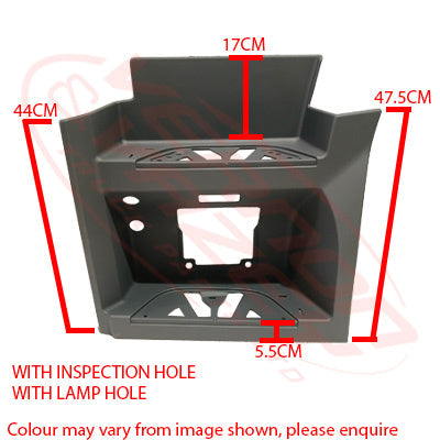 3575304-25 - STEP PANEL - LOWER & MIDDLE - L/H - 47CM HIGH - MERCEDES BENZ ACTROS - MP4 - BIGSPACE