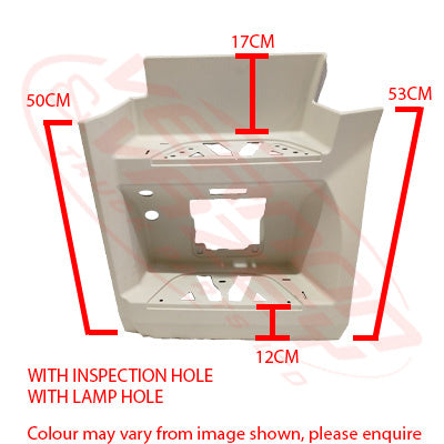 3575304-35 - STEP PANEL - LOWER & MIDDLE - L/H - 53CM HIGH - MERCEDES BENZ ACTROS - MP4 - BIGSPACE