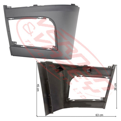3575391-11 - FRONT BUMPER END - L/H - MERCEDES BENZ ACTROS - MP4