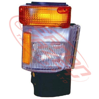3780097-6 - CORNER LAMP - AMBER/CLEAR/AMBER - R/H - MITSUBISHI FP418/FT413/FT415 1984-96