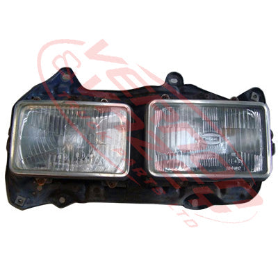 3787094-04S - HEADLAMP - R/H - TWIN SQUARE - MITSUBISHI FM615/FK516 1994- GENUINE RECYCLED