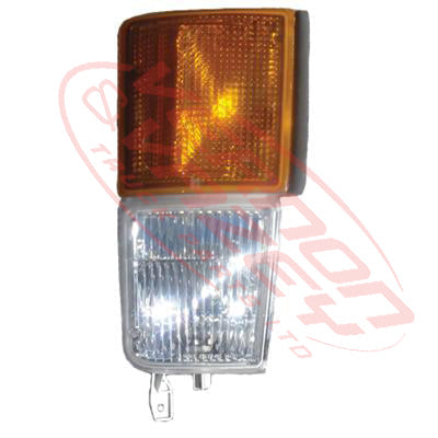 3787097-8S - CORNER LAMP - AMBER/CLEAR - R/H    2002- - MITSUBISHI FM615/FK516 1994- GENUINE RECYCLED