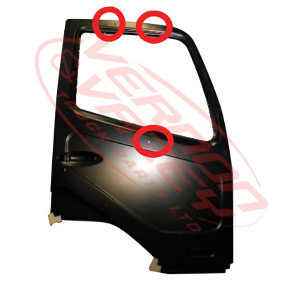 3787110-04 - FRONT DOOR SHELL - R/H - WITH 6 MIRROR ARM HOLES - MITSUBISHI FIGHTER 2006-