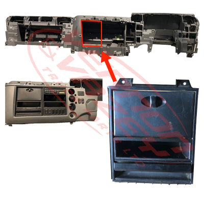 3787134-15S - DASH CUBBY BOX WITH DRINK HOLDER - N/C - MITSUBISHI FIGHTER 2006- GENUINE RECYCLED
