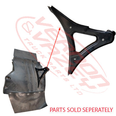 3787152-22S - MUDGUARD BRACKET - FRONT - R/H - MITSUBISHI FIGHTER 2006- GENUINE RECYCLED