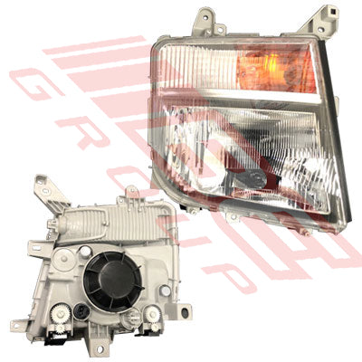 3787194-4 - HEADLAMP - R/H - H/L IN CORNER PANEL - MANUAL ADJ - MITSUBISHI FIGHTER 2008-