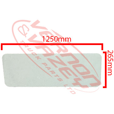 3788010-84S - GLASS - REAR BODY - SCREEN - MITSUBISHI FP517/FP519/FP350 1997- GENUINE RECYCLED