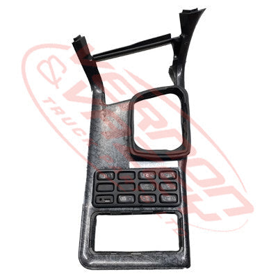 3788113-01B - CENTRE CONSOLE GEAR SHIFT SURROUND - BLACK AND SILVER - MITSUBISHI FP50/FV50/HD EURO V 2008- GENUINE RECYCLED
