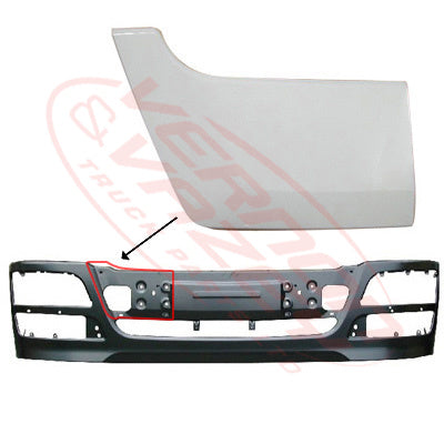 3788190-22S - FRONT BUMPER GARNISH - R/H - MITSUBISHI FP50/FV50/HD EURO V 2008- GENUINE RECYCLED