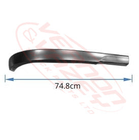 3788290-22 - FRONT BUMPER APRON - R/H (EDP) - HIGH/ LOW - MITSUBISHI SHOGUN FP/FV/FS EURO V 2017- AFTERMARKET