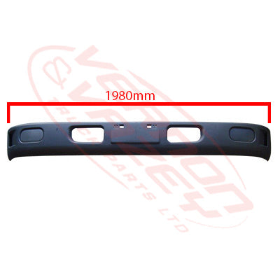 3798090-00S - FRONT BUMPER - WIDE CAB - W/FOG COVERS - MITSUBISHI CANTER FE5/FE6 1994- GENUINE RECYCLED