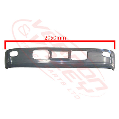 3798090-06 - FRONT BUMPER - FH217 TYPE - W/FOG HOLES - MITSUBISHI CANTER FE5/FE6 1994- AFTERMARKET