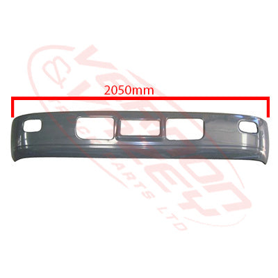 3798090-06S - FRONT BUMPER - FH217 TYPE - W/FOG HOLES - MITSUBISHI CANTER FE5/FE6 1994- GENUINE RECYCLED