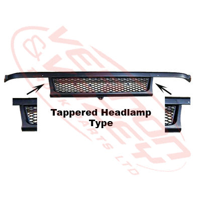 3798099-55S - GRILLE - MESH TYPE - N/CAB - TAPPERED H/L - MITSUBISHI CANTER FE5/FE6 2000- GENUINE RECYCLED