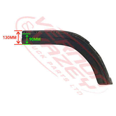 3798100-10S - GUARD OUTER RUBBER - R/H - N/CAB - MITSUBISHI CANTER FE7/FE8 2005- GENUINE RECYCLED