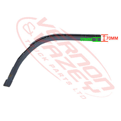 3798100-11S - GUARD OUTER RUBBER - L/H - N/CAB - MITSUBISHI CANTER FE7/FE8 2005- GENUINE RECYCLED