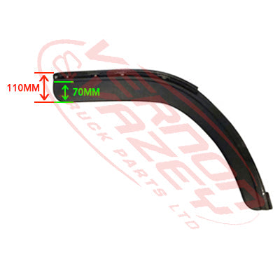 3798100-8S - GUARD OUTER RUBBER - R/H - W/CAB - MITSUBISHI CANTER FE7/FE8 2005- GENUINE RECYCLED