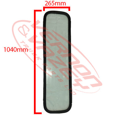 3798110-78S - GLASS - REAR BODY - SCREEN - WIDE DBLE/CAB - MITSUBISHI CANTER FE7/FE8 2005- GENUINE RECYCLED