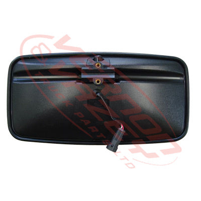 3798116-03S - MIRROR HEAD - L=R - 370 x 190MM - HEATED TYPE - 13-20MM BAR - MITSUBISHI CANTER FE7/FE8 2005- GENUINE RECYCLED