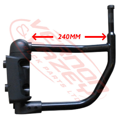 3798116-07 - MIRROR ARM - DOOR MOUNT - L/H - 240mm LONG - MITSUBISHI CANTER FE7/FE8 2005- AFTERMARKET