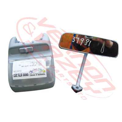 3798116-90S - INTERIOR REAR VIEW MIRROR - W/LAMP - MITSUBISHI CANTER FE7/FE8 2005- GENUINE RECYCLED
