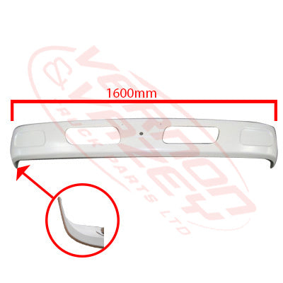 3798190-00 - FRONT BUMPER - N/CAB - W/O FOG LAMP - STEEL - JAP IMPORT ONLY - MITSUBISHI CANTER FE7/FE8 2005- AFTERMARKET