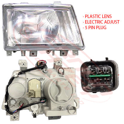 3798194-86 - HEADLAMP - R/H - PLASTIC - ELECT ADJUST - MITSUBISHI CANTER FE7/FE8 2005- AFTERMARKET