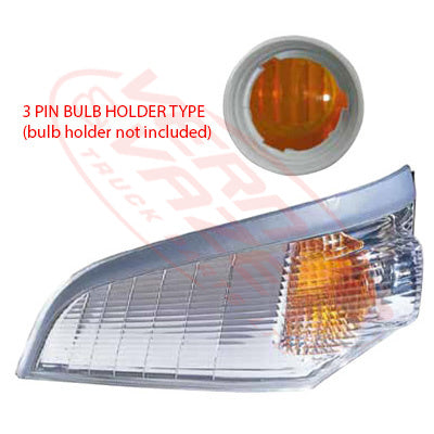 3798197-73 - FRONT LAMP - L/H - V-TYPE - MITSUBISHI CANTER FE7/FE8 2005- AFTERMARKET