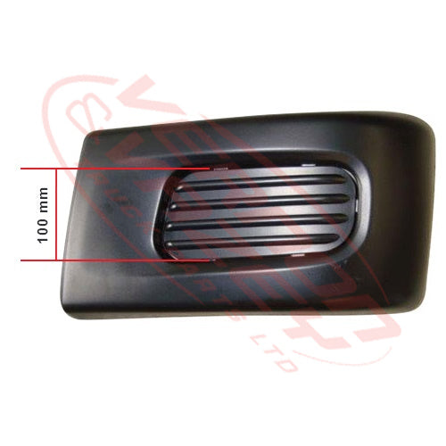 3798290-25S - FRONT BUMPER END - L/H - W/FOG COVERS - NARROW - 225MM DEEP - MITSUBISHI CANTER FE 2011- GENUINE RECYCLED