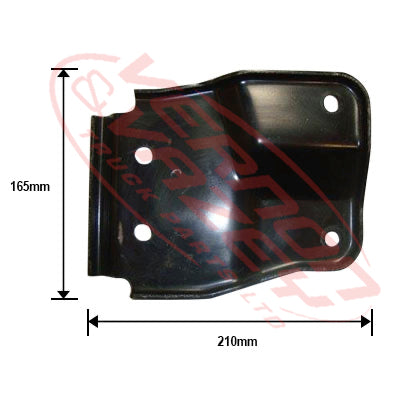 3798290-71 - FRONT BUMPER IRON - L/H - DEEP - MITSUBISHI CANTER FE 2011-  WIDE