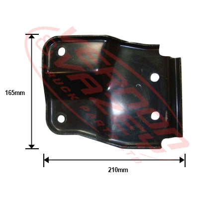 3798290-72 - FRONT BUMPER IRON - R/H - DEEP - MITSUBISHI CANTER FE 2011-  WIDE