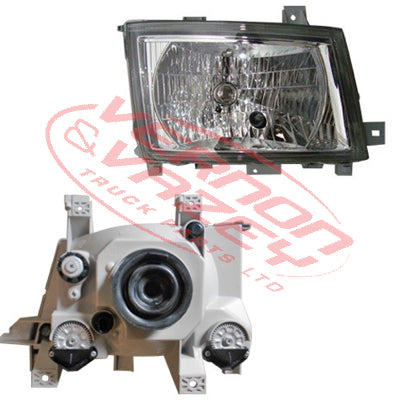 3798294-04S - HEADLAMP - R/H - ELECTRIC/ MANUAL - W/O MOTOR - MITSUBISHI CANTER FE 2011- GENUINE RECYCLED