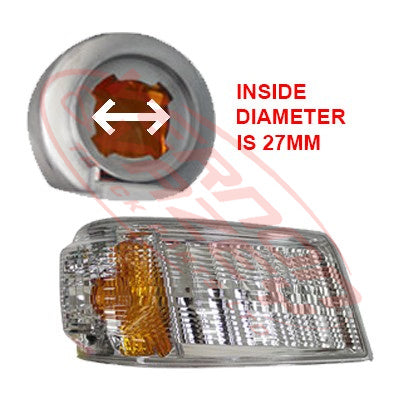 3798297-12S - CORNER LAMP - R/H - 4 POINT BULB SOCKET - MITSUBISHI CANTER FE 2016- GENUINE RECYCLED