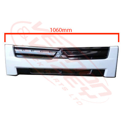3798299-10 - GRILLE - WHITE/BLACK - NARROW - MITSUBISHI CANTER FEA 2011- AFTERMARKET