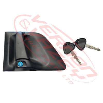6592010-76 - DOOR HANDLE  - OUTER - WITH KEY - R/H - SCANIA P/R TRUCK - 1997-