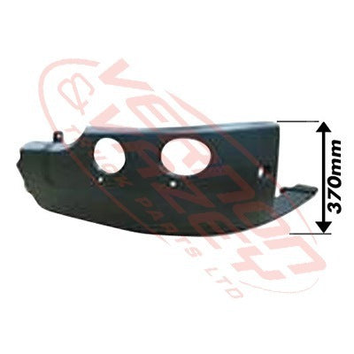 6594090-71 - FRONT BUMPER END - L/H - 370mm - SCANIA P/R TRUCK - 2009-   HIGH BUMPER