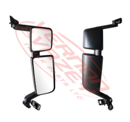 6594116-02 - MIRROR - ELECTRIC/HEATED - R/H - W/AUXILIARY - CURVED MIRROR GLASS - SCANIA P/G/R/S TRUCK - 2017-