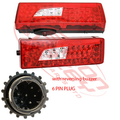 6594198-02 - REAR LAMP - R/H - SCANIA P/R TRUCK - 2017-
