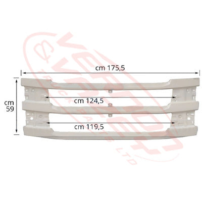 6594199-30 - GRILLE - MIDDLE FRAME - SCANIA R TRUCK - 2017-