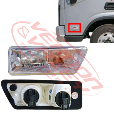 7001097-03 - SIDE LAMP IN DOOR - L/H - 2 BULB HOLDERS - 2 PIN PLUGS - FOTON AUMARK S3 2016-