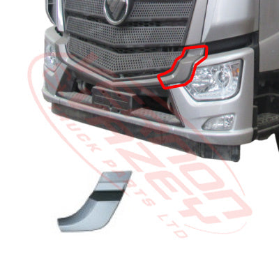 7002090-11 - FRONT BUMPER TRIM - L/H - FOTON AUMAN S5 2026-