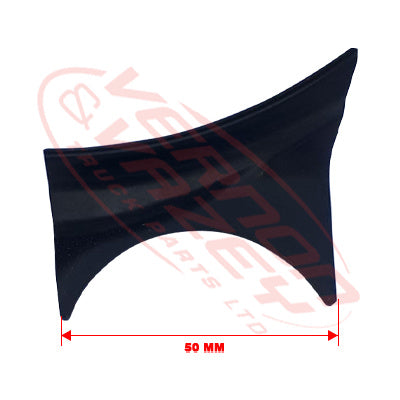 8187024-81S - MIRROR ARM COVER TOP INSERT - L/H - MANUAL - TOYOTA DYNA XZU3 / XZU4 2000- GENUINE RECYCLED