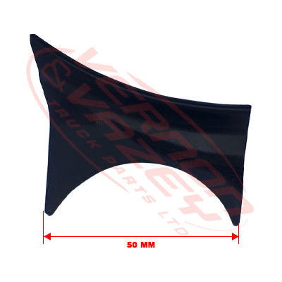 8187024-82S - MIRROR ARM COVER TOP INSERT - R/H - MANUAL - TOYOTA DYNA XZU3 / XZU4 2000- GENUINE RECYCLED