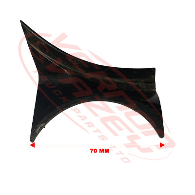 8187024-84S - MIRROR ARM COVER TOP INSERT - R/H - ELECTRIC - TOYOTA DYNA XZU3 / XZU4 2000- GENUINE RECYCLED